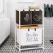 Двоярусний кошик для білизни Dirty Laundary 1036 з трьома відділеннями, 95х55х25 см (AMN)
