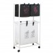 Двоярусний кошик для білизни Dirty Laundary 1036 на колесах, 95х55х25 см (AMN)