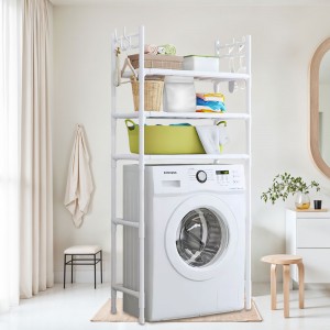 Полиця-стелаж  Washing Machine 1017 на 3 полиці 169*63,5*26 см, Білий (AMN) 