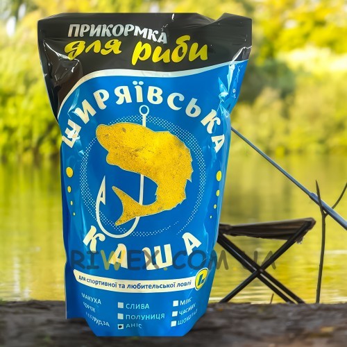 Підгодовування для риби "ШИРЯЇВСЬКА КАША" 1кг смак Аніс