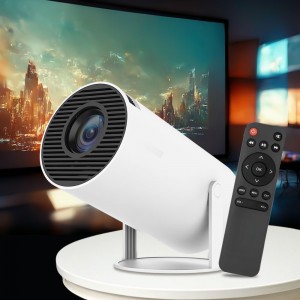 Портативний смарт-проєктор LCD Wi-Fi/HDMI Ultra HD, Білий (YAB)