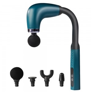 Акумуляторний масажер для тіла Deep Massage 1010 для глибокого розслаблення м'язів, Синій (AMN)