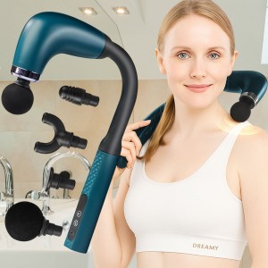 Акумуляторний масажер для тіла Deep Massage 1010 для глибокого розслаблення м'язів, Синій (AMN)