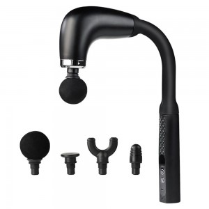 Акумуляторний масажер для тіла Deep Massage 1010 для глибокого розслаблення м'язів, Чорний (AMN)