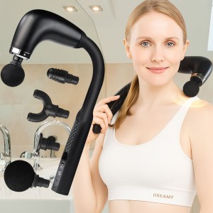 Акумуляторний масажер для тіла Deep Massage 1010 для глибокого розслаблення м'язів, Чорний (AMN)