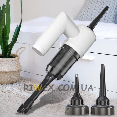 Бездротовий портативний пилосос 5 в 1 Cleaner AA107/1027 2000mAh, Білий (AMN)