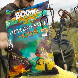 Підгодовування для риби прикормка BOOM клей 900г Кріль