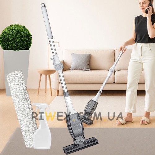 Беспроводной пылесос 2в1 Electric Cleaner AA108/1025 с телескопической ручкой, 2000mAh (AMN)