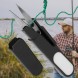 Ножиці риболовні відрізні для шнура з кришкою Feima Чорний