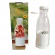 Портативный аккумуляторный блендер-бутылка RIAS Mini Juicer для смузи, фрешей, коктейлей – 420 мл, 4 лезвия (AMN)