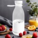 Портативный аккумуляторный блендер-бутылка RIAS Mini Juicer для смузи, фрешей, коктейлей – 420 мл, 4 лезвия (AMN)