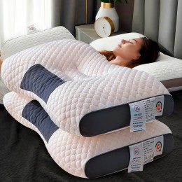 Эргономичная ортопедическая подушка анатомической формы для комфортного сна для спины и шеи 48х74 см (205)