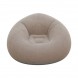Надувное кресло-пуф Inflatable Sofa KR-11024, 110×110×85 см, до 150 кг, Серый (AMN)