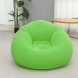 Надувное кресло-пуф Inflatable Sofa KR-11024, 110×110×85 см, до 150 кг, Зеленый (AMN)