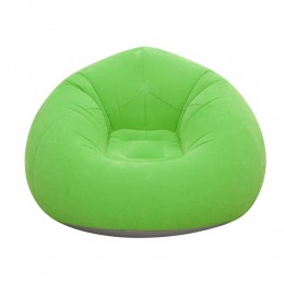 Надувное кресло-пуф Inflatable Sofa KR-11024, 110×110×85 см, до 150 кг, Зеленый (AMN)