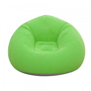 Надувне крісло-пуф Inflatable Sofa KR-11024,  110×110×85 см,  до 150 кг, Зелений (AMN)