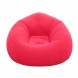 Надувное кресло-пуф Inflatable Sofa KR-11024, 110×110×85 см, до 150 кг, Малиновый (AMN)