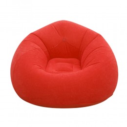 Надувное кресло-пуф Inflatable Sofa KR-11024, 110×110×85 см, до 150 кг, Красный (AMN)
