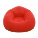 Надувное кресло-пуф Inflatable Sofa KR-11024, 110×110×85 см, до 150 кг, Красный (AMN)