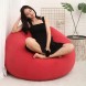 Надувное кресло-пуф Inflatable Sofa KR-11024, 110×110×85 см, до 150 кг, Красный (AMN)