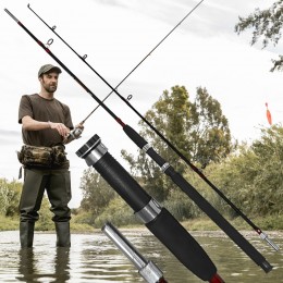 Спиннинг Crocodile 2709702 (Крокодил) со скруткой 2,10 м 100-250 г Черный-красный