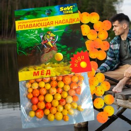 Рибацька ароматизована плавуча насадка з пінопласту SEVI Fishing Мед