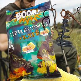 Підгодовування для риби прикормка BOOM клей 900г Мед