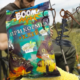 Підгодовування для риби прикормка BOOM клей 900г Конопля