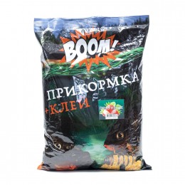 Підгодовування для риби прикормка BOOM клей 900г Полуниця