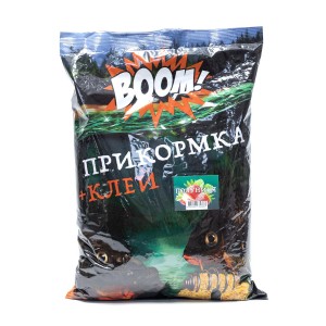 Підгодовування для риби прикормка BOOM клей 900г Полуниця