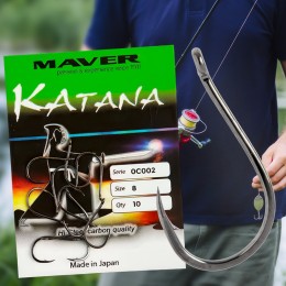 Рыболовный крючок из высокоуглеродистой стали для удочки Katana