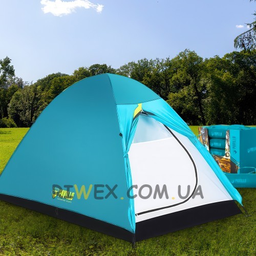 Туристическая двухместная палатка Pavillo Bestway 68089 «Active Base 2», 200 х 120 х 105 см (LM)