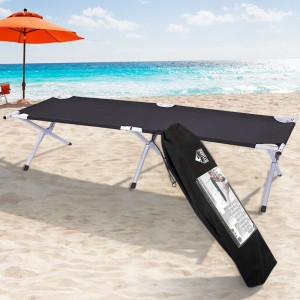 Розкладачка туристична Bestway 68065 190х64х62 см, до 102 кг, Чорний (LM) Розкладачка туристична Bestway 68065 190х64х62 см, до 102 кг, Чорний (LM)