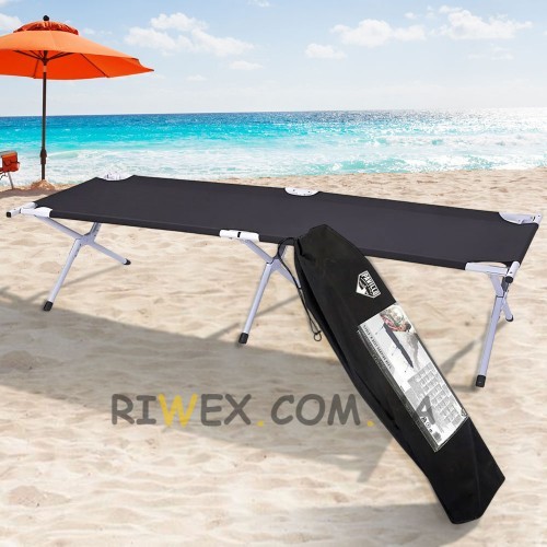 Раскладушка туристическая Bestway 68065 190х64х62 см, до 102 кг, Черный (LM)
