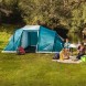 Туристическая четырехместная палатка Bestway 68094 «Family Ground 4» 2 слоя 490 х 280 х 200 см (LM)