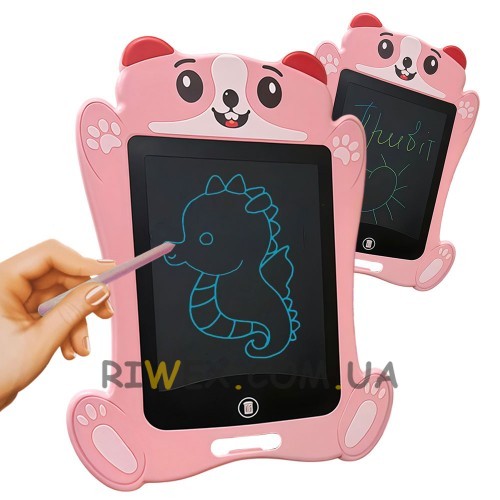 Планшет для рисования детский lcd графический со стилусом 9018С, 6,5" (AX)