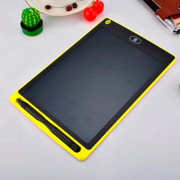 Тонкий электронный планшет для рисования с LED-экраном без подсветки 16" 1602С Желтый (AX)