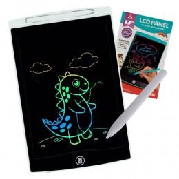 Планшет графический для рисования, заметок 1301 LCD Writing 13", Белый  (AX)