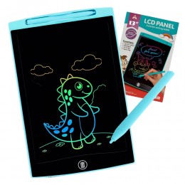Планшет графический для рисования, заметок 1301 LCD Writing 13", Голубой  (AX)