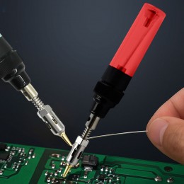 Газовий компактний паяльник HT-F01/1381 (120W) температура від 100 °C до 1300 °C, Червоний (JS)