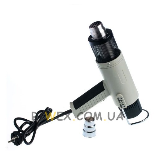 Будівельний універсальний фен CJ-160/1865, 220/240V 2000W (JS)
