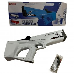 Дитячий іграшковий акумуляторний водяний бластер Waterblaster Shark C2030 Білий