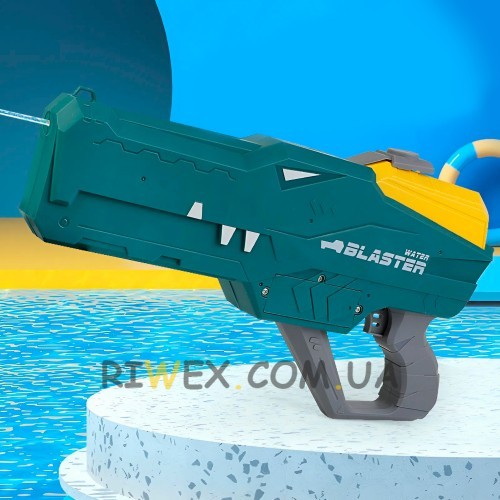 Пластиковий акумуляторний дитячий водяний бластер для активних ігор Waterblaster 310 Зелений