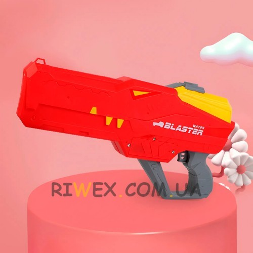 Пластиковий акумуляторний дитячий водяний бластер для активних ігор Waterblaster 310 Червоний