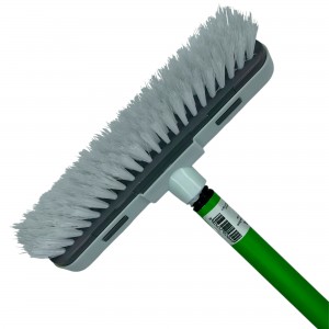 Універсальна пластикова швабра вікномийка з жорсткою щетиною 110 см Білий/зелений (DRK) Універсальна пластикова швабра вікномийка з жорсткою щетиною 110 см Білий/зелений (DRK)