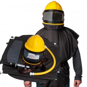 Шлем для пескоструйных работ HY-02A и HY-02B с системой вентиляции 1802 (JS) Шлем для пескоструйных работ HY-02A и HY-02B с системой вентиляции 1802 (JS)