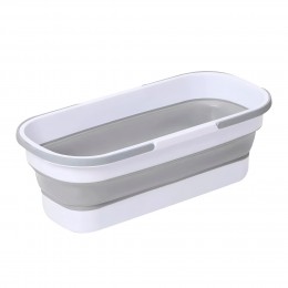 Портативное универсальное складное ведро с ручками для уборки и стирки на 15 л Barrel LY-630 (205)