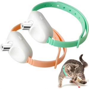 Интерактивная игрушка для кошек умный лазерный ошейник Laser Collar (205)