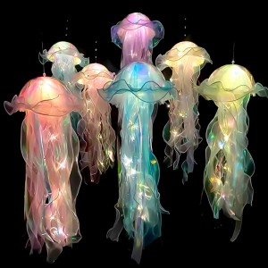 Декоративний нічник Медуза Jellyfish lamp HA-113 (205)