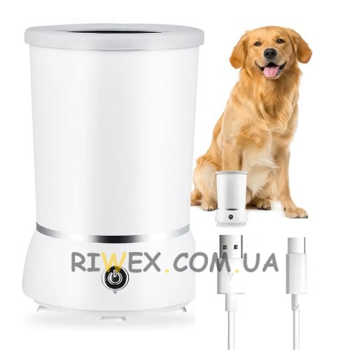 Лапомийка для автоматичного миття лап собак з силіконовими щетинками  PET FOOT WASH 827-6 (205)